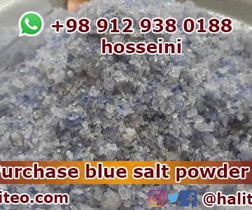 blue salt powder