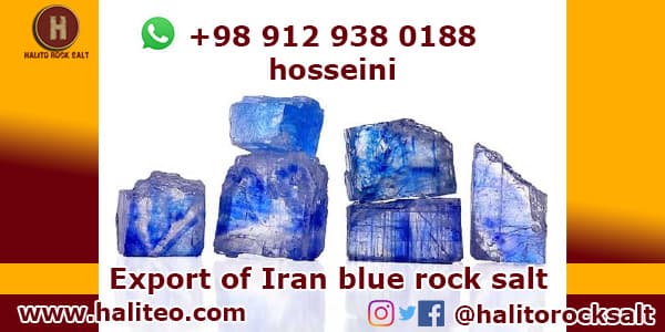 Iran blue rock salt