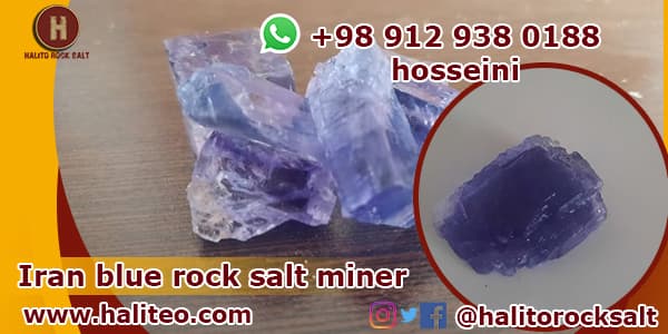 Iran blue rock salt