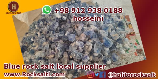 Iran blue salt